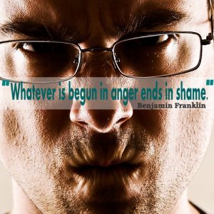 Benjamin Franklin Christian Quote - Anger, Shame