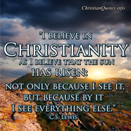 cs lewis quote christianity - C S Lewis Quotes