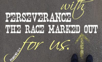 bible verse about perseverance running race