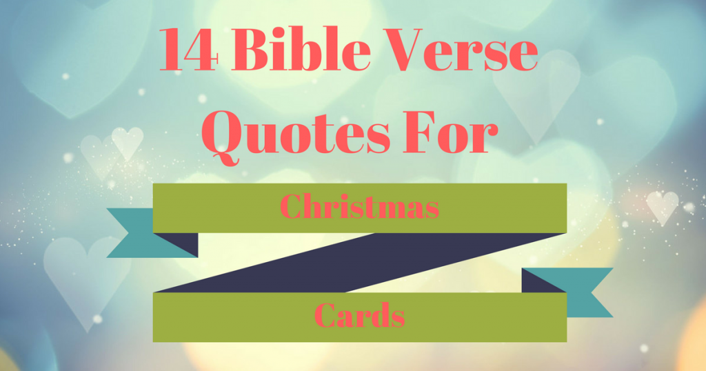 14 Bible Verse Quotes For Christmas Cards