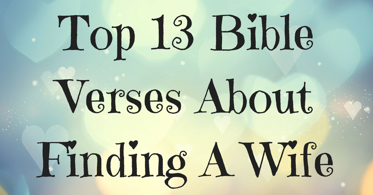 What Is A Nice Bible Verse For Wife