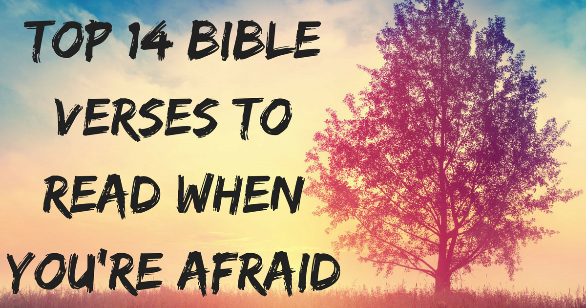 Scriptures To Read When I'm Afraid Top 14 Bible Verses To Read When You’re Afraid | ChristianQuotes.info