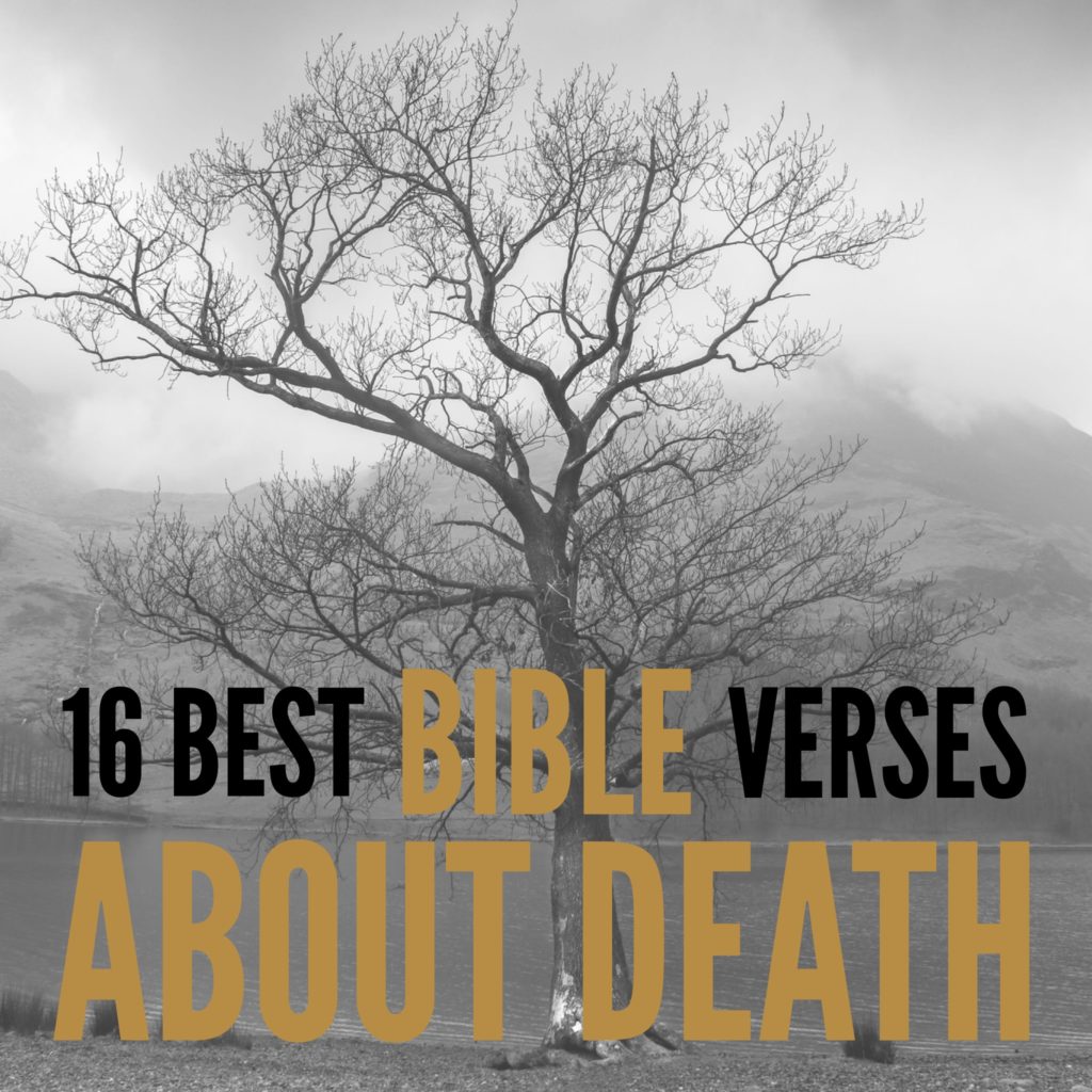 16 Best Bible Verses About Death Or Dying | ChristianQuotes.info