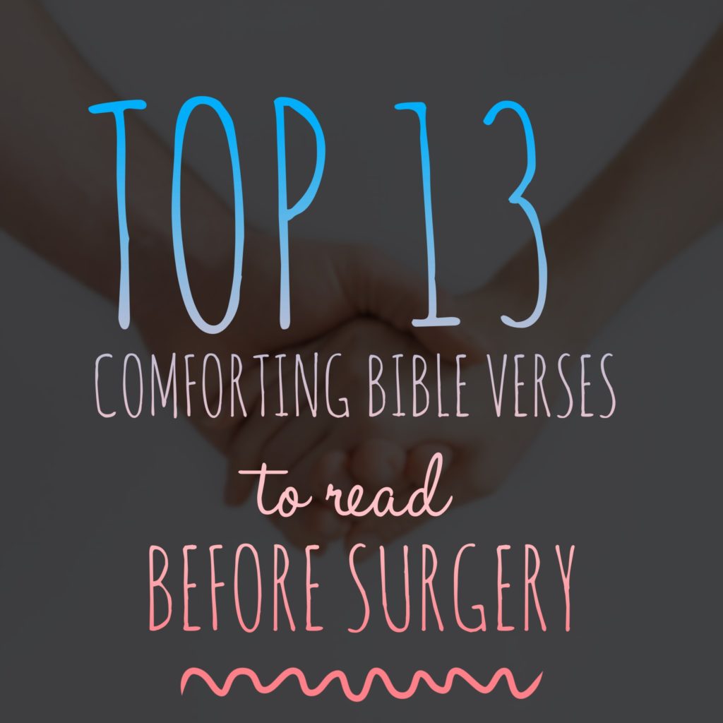 Bible Verses For Someone Before Surgery